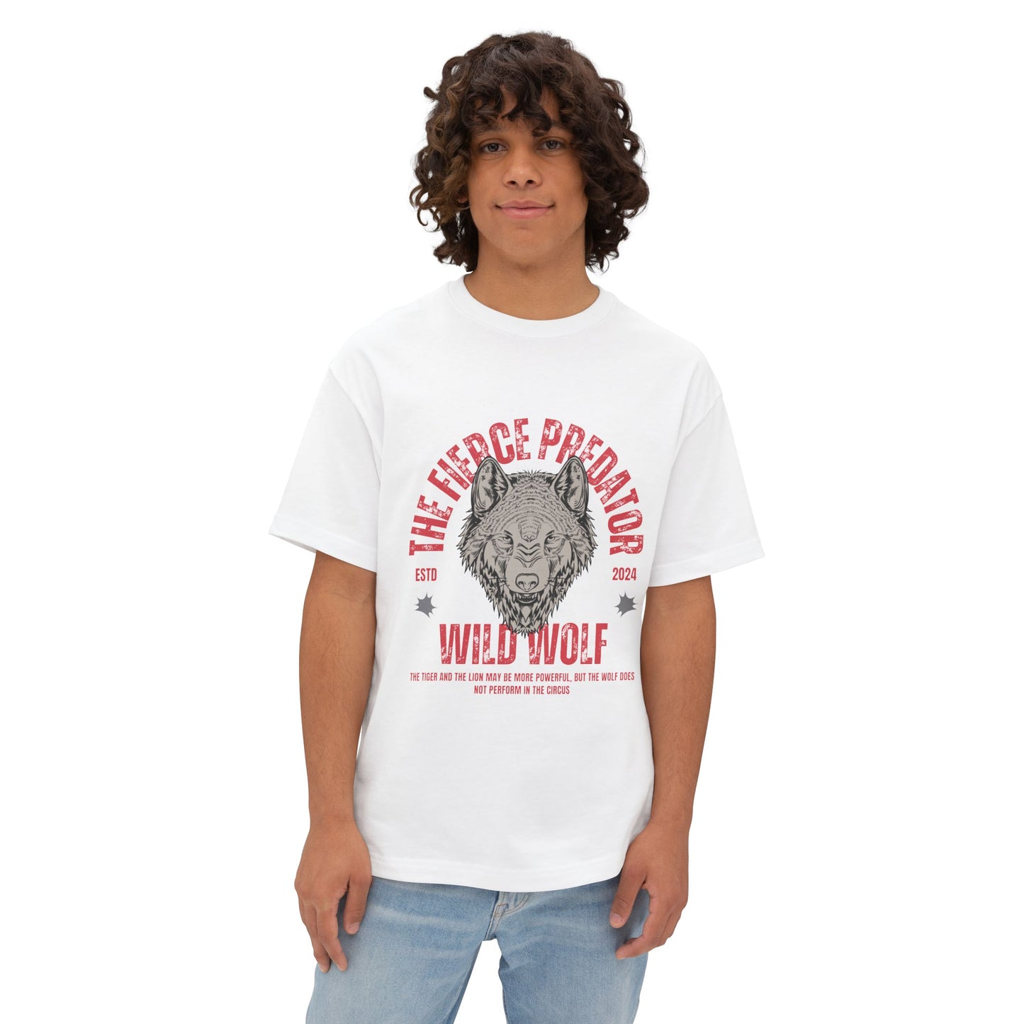 Wild Wolf Tee — 'The Fierce Predator' Graphic T-Shirt