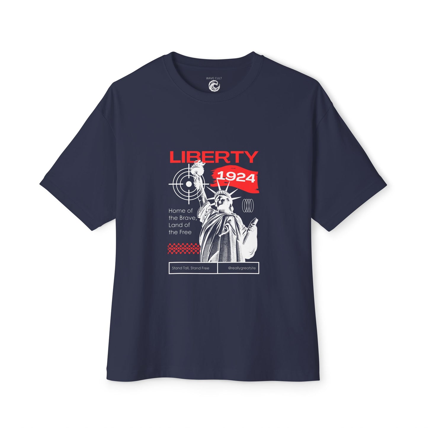 Liberty 1924 Graphic Tee — Statue of Liberty Vintage Urban T‑Shirt