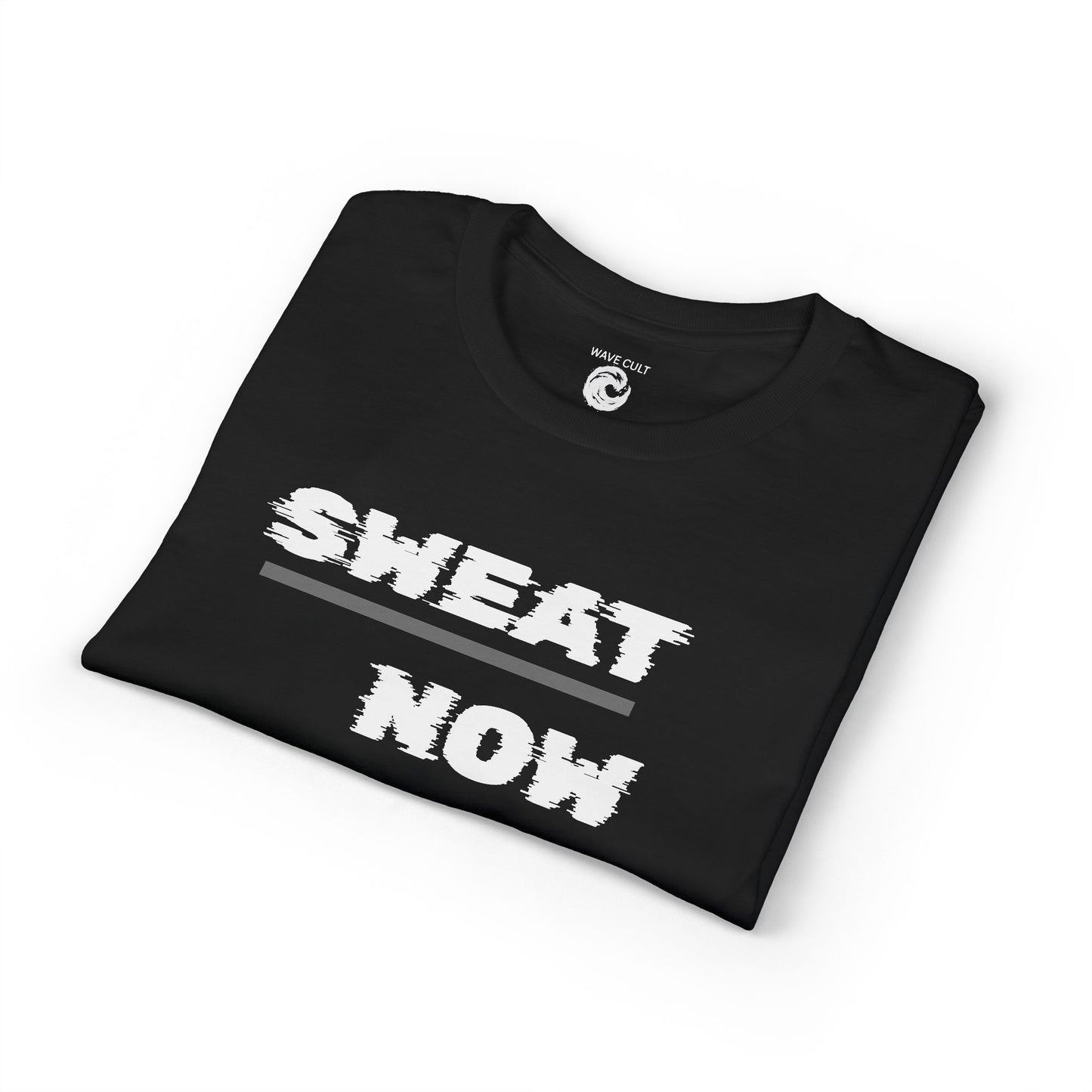 Sweat Now Shine Later T-Shirt – Motivational Gym Tee