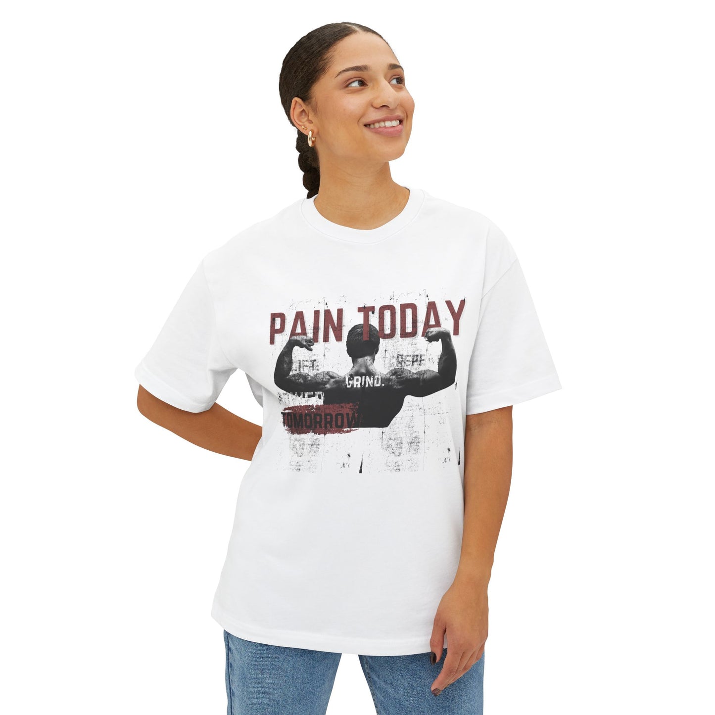 Pain Today Gym Tee — Motivational Workout Shirt