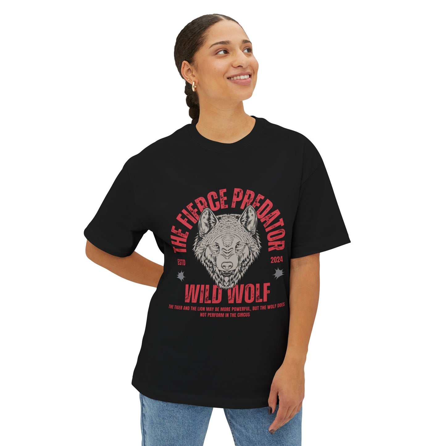 Wild Wolf Tee — 'The Fierce Predator' Graphic T-Shirt