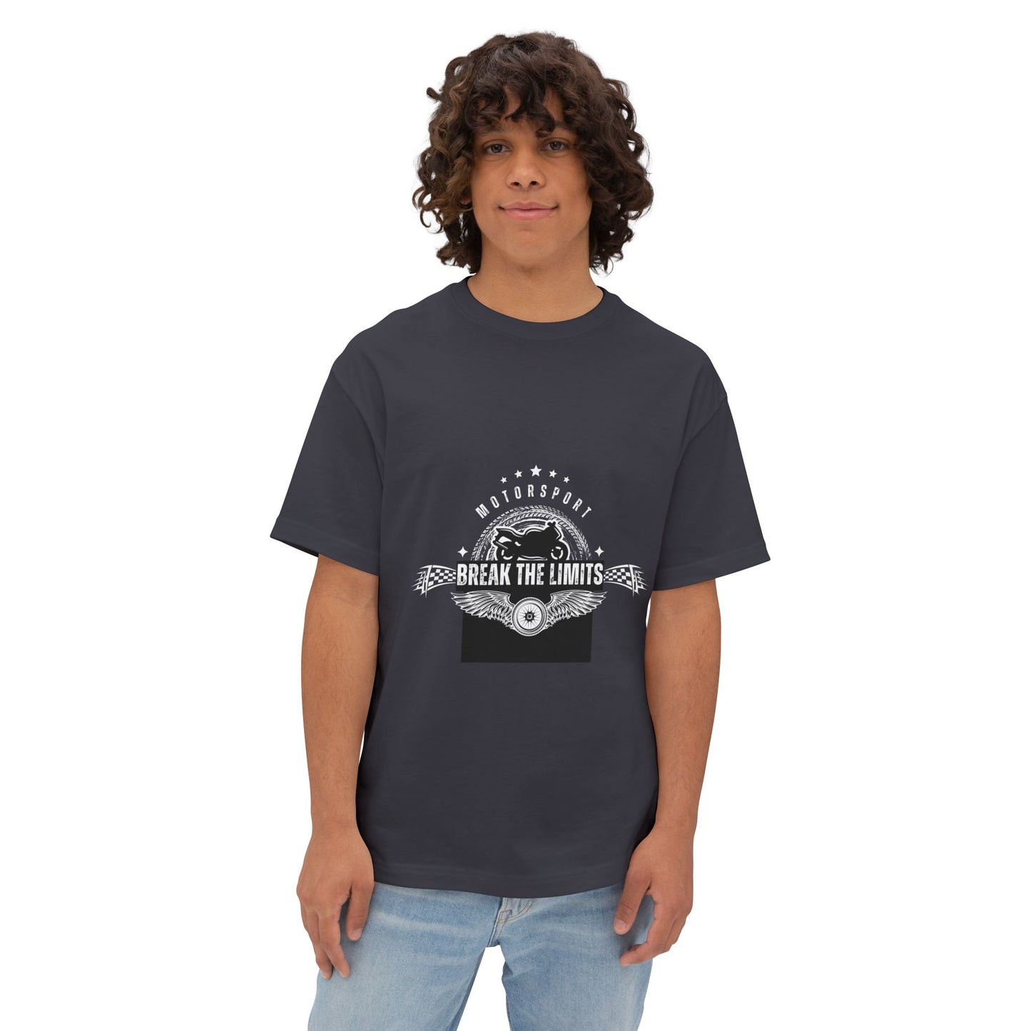 Motorsport 'Break The Limits' Boxy Tee