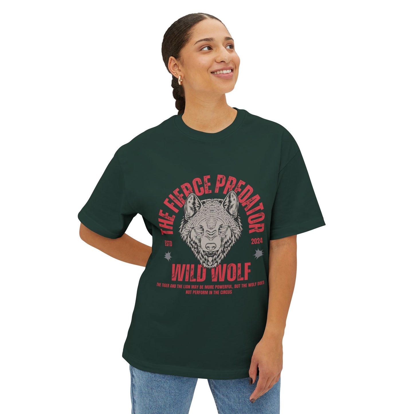 Wild Wolf Tee — 'The Fierce Predator' Graphic T-Shirt