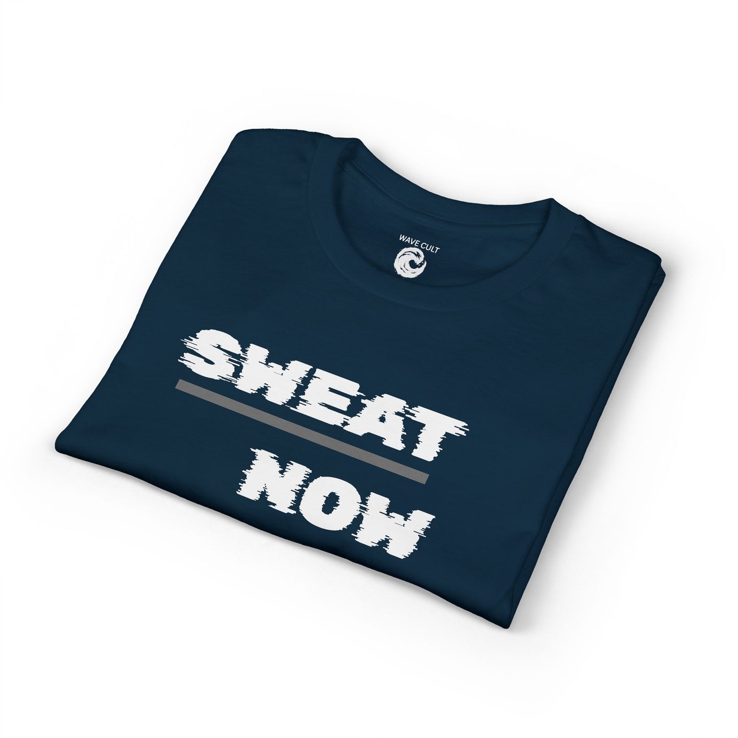 Sweat Now Shine Later T-Shirt – Motivational Gym Tee