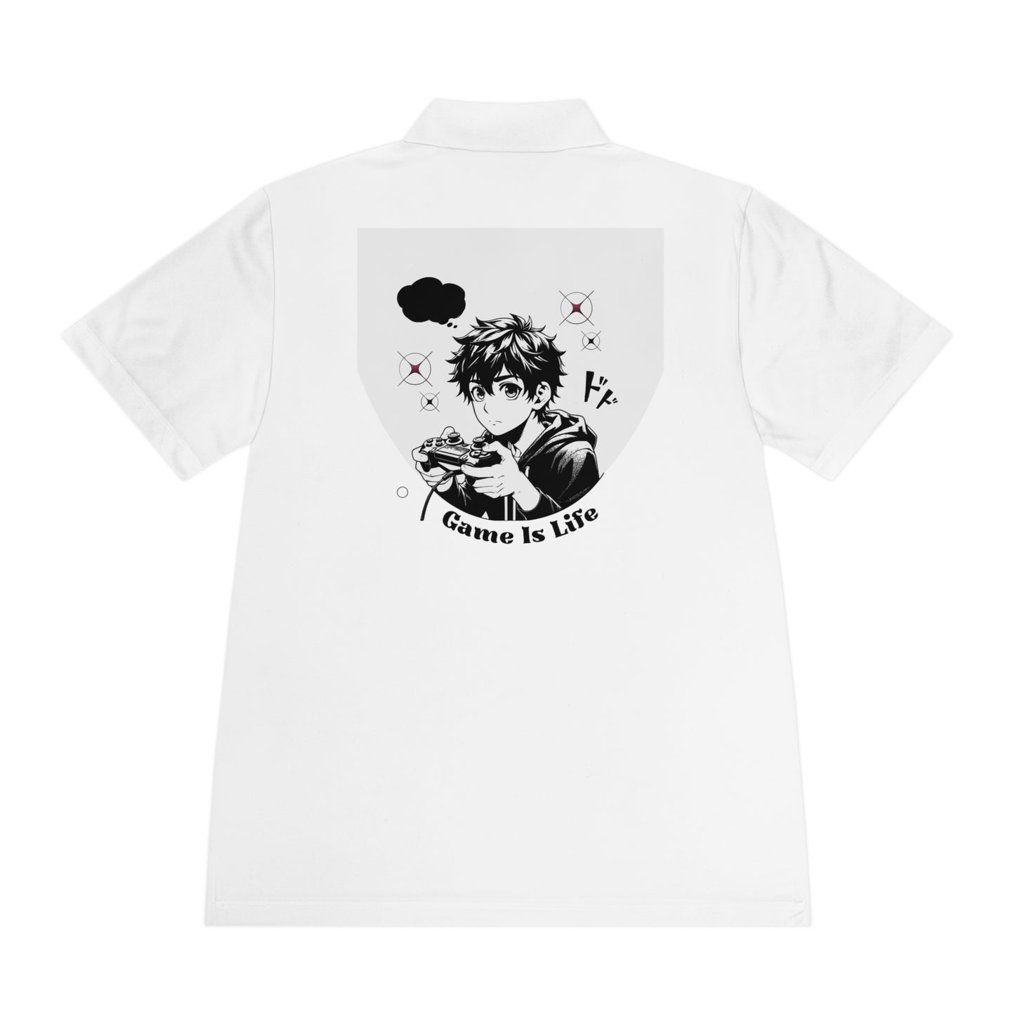 Polo: 'Game Is Life' Gamer Graphic Sport Polo