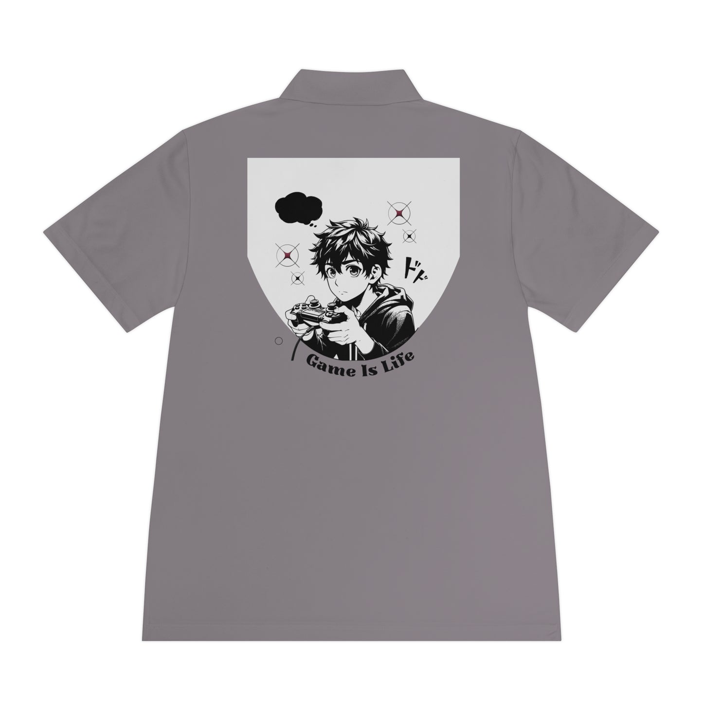 Polo: 'Game Is Life' Gamer Graphic Sport Polo