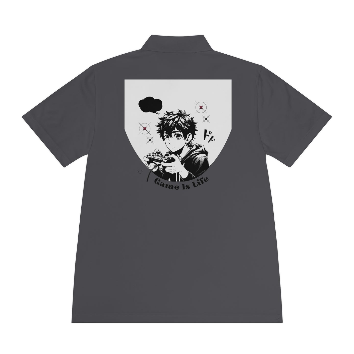 Polo: 'Game Is Life' Gamer Graphic Sport Polo