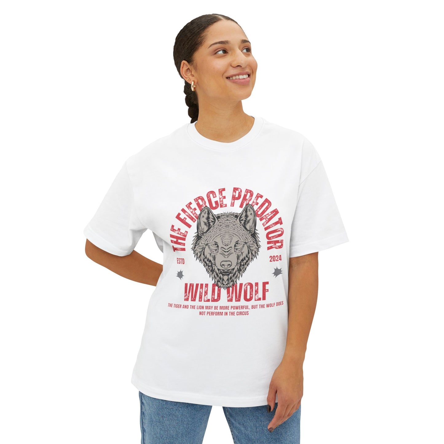 Wild Wolf Tee — 'The Fierce Predator' Graphic T-Shirt