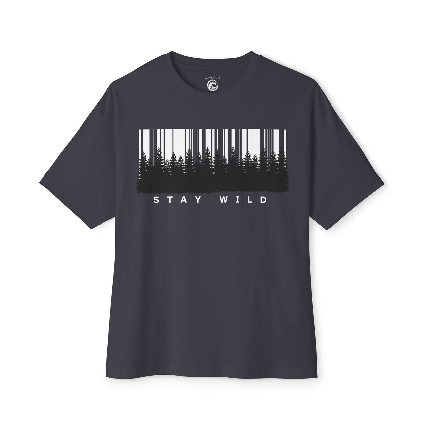 Stay Wild Forest Barcode Tee
