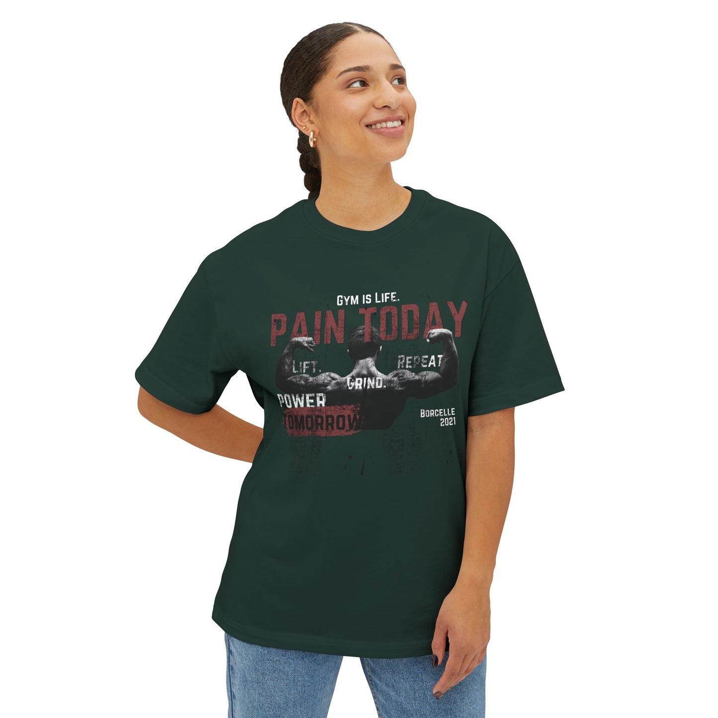 Pain Today Gym Tee — Motivational Workout Shirt