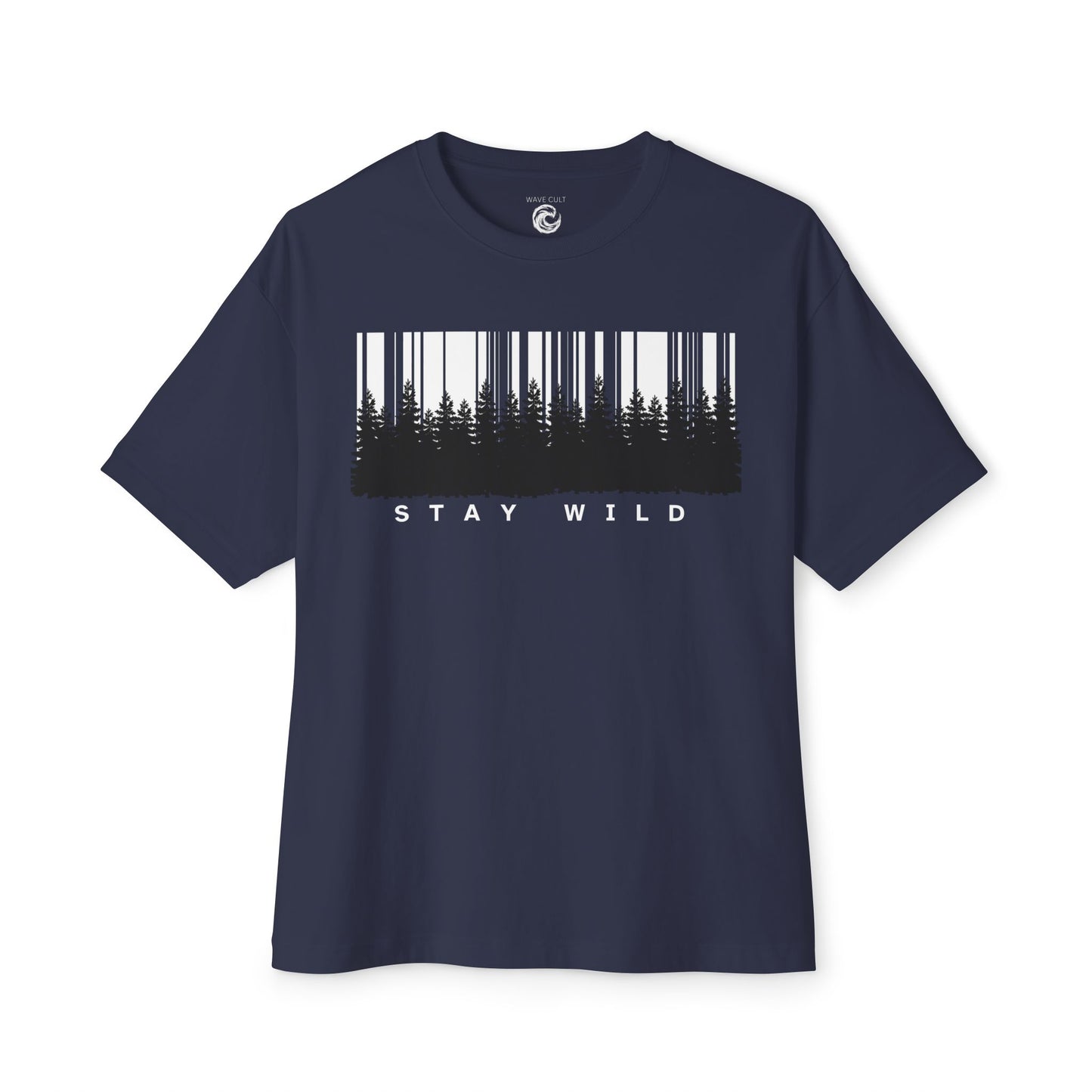 Stay Wild Forest Barcode Tee
