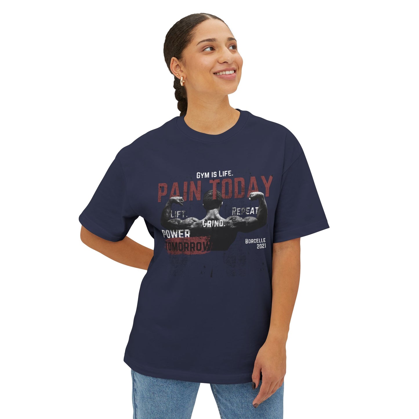 Pain Today Gym Tee — Motivational Workout Shirt