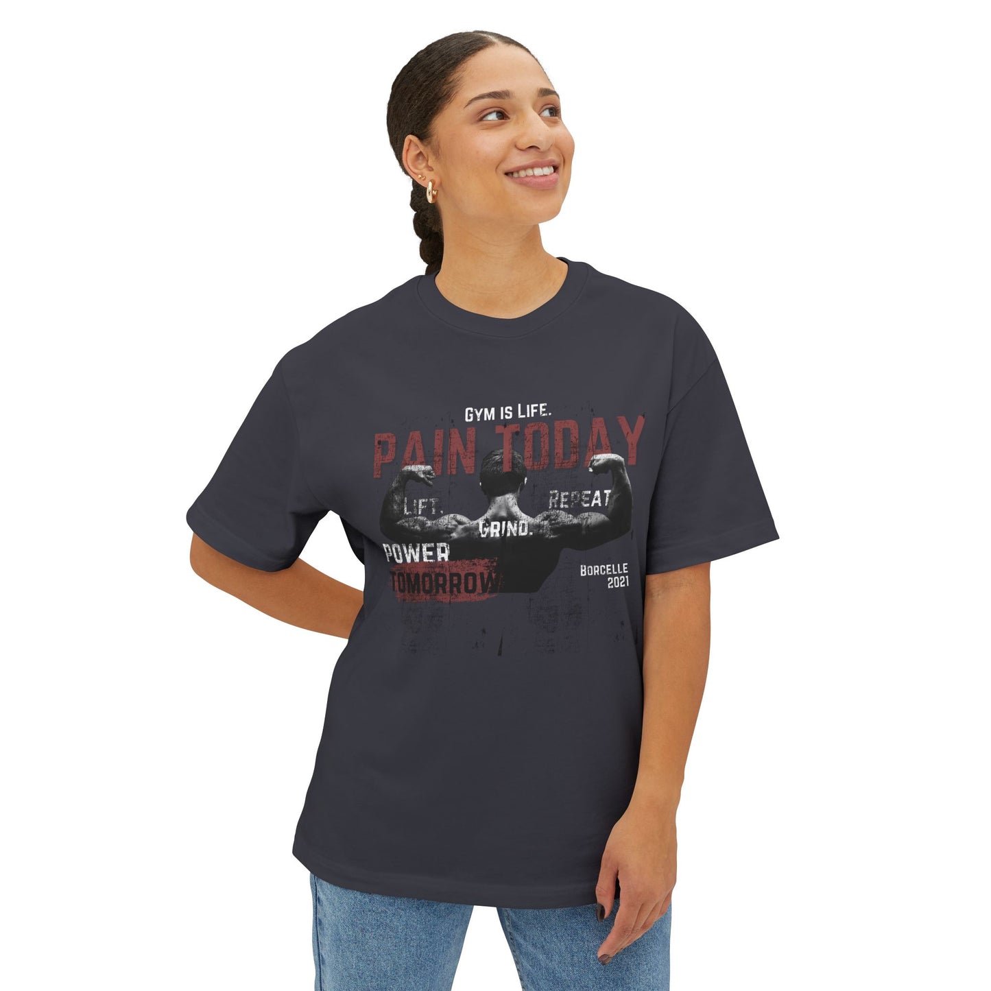 Pain Today Gym Tee — Motivational Workout Shirt