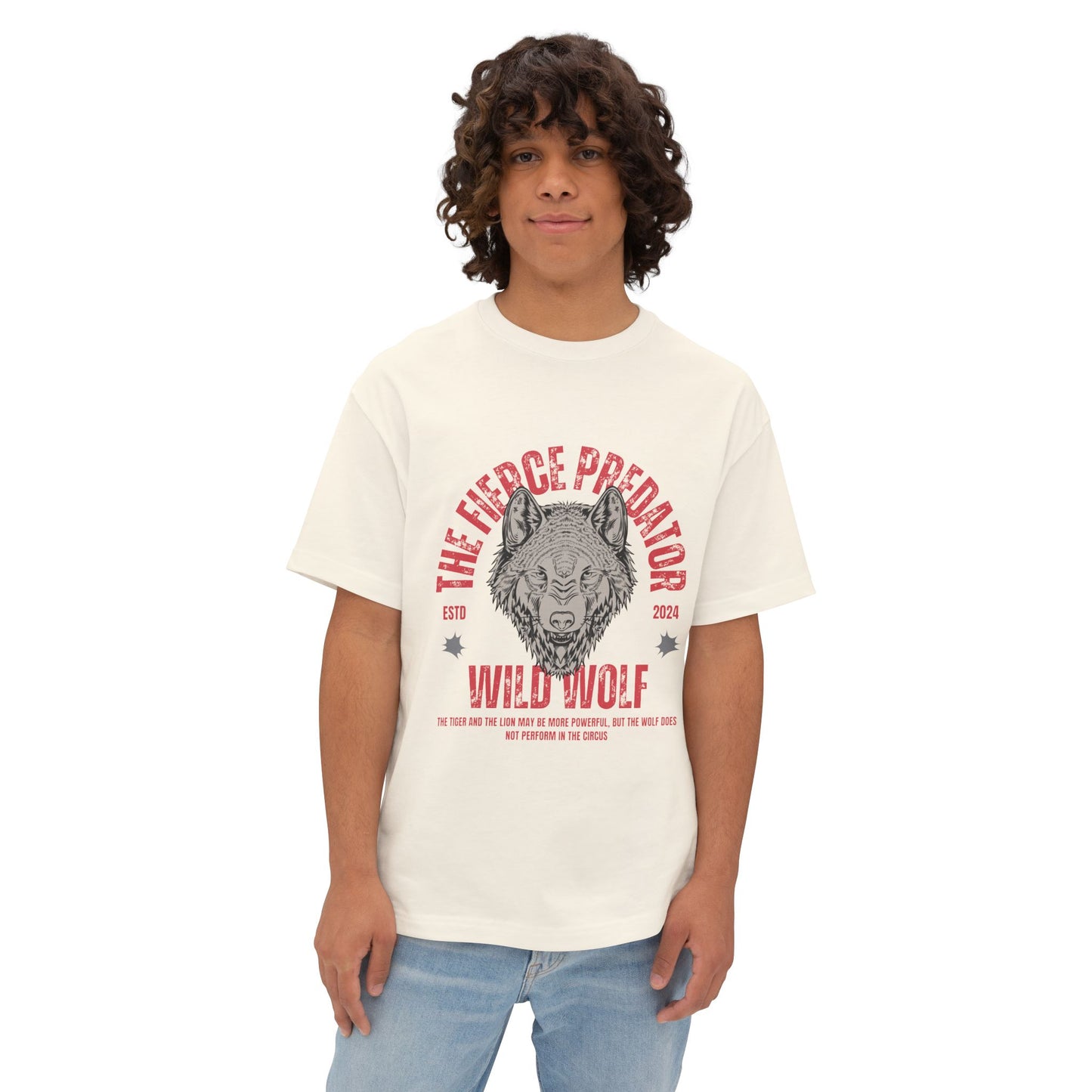 Wild Wolf Tee — 'The Fierce Predator' Graphic T-Shirt