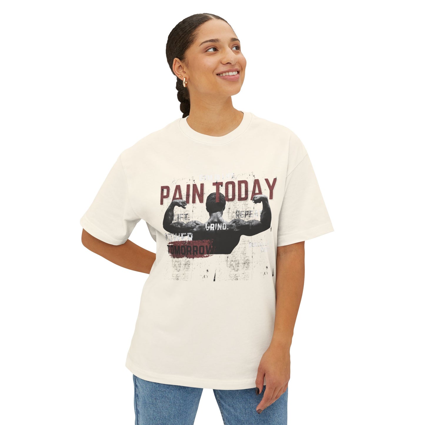 Pain Today Gym Tee — Motivational Workout Shirt