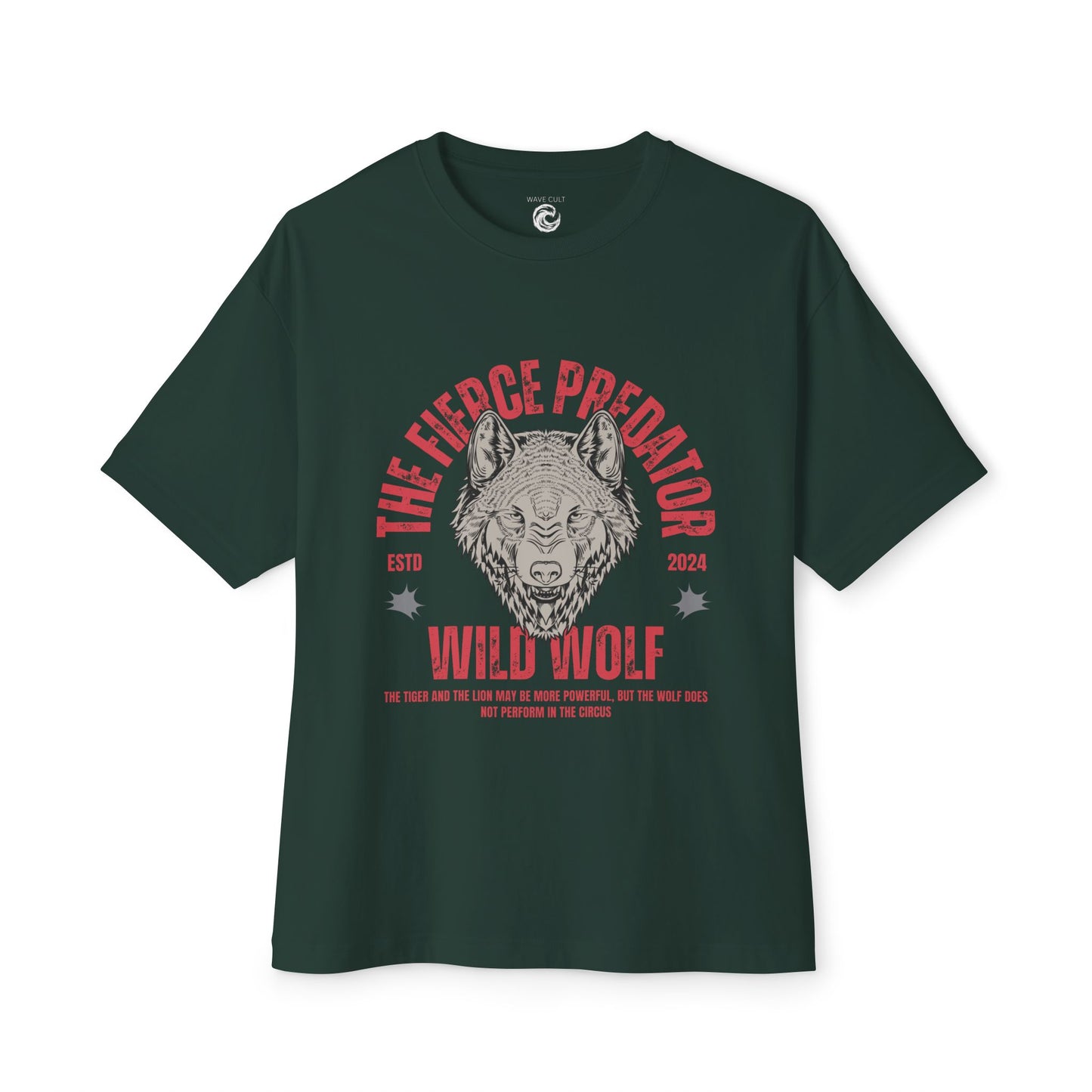 Wild Wolf Tee — 'The Fierce Predator' Graphic T-Shirt
