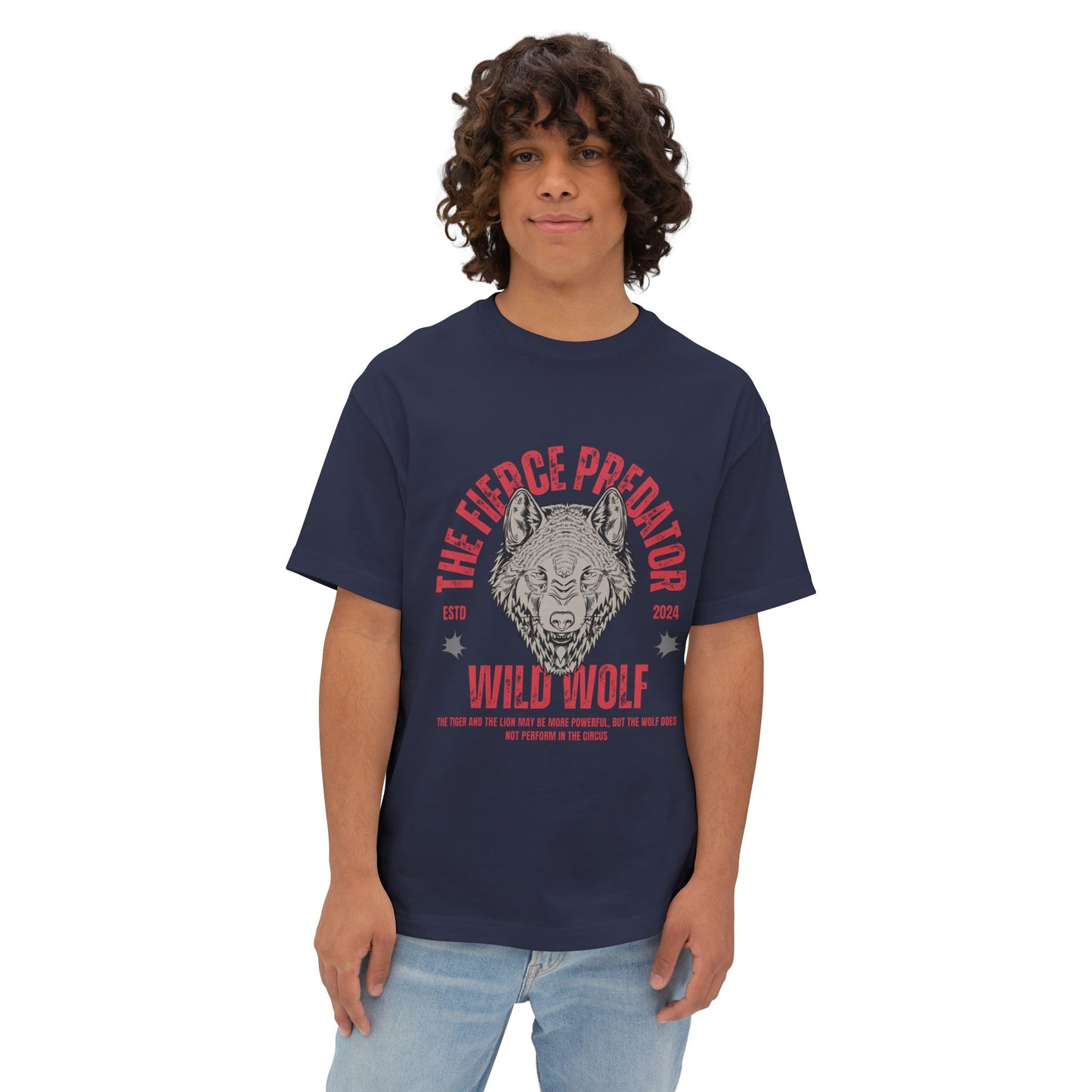 Wild Wolf Tee — 'The Fierce Predator' Graphic T-Shirt