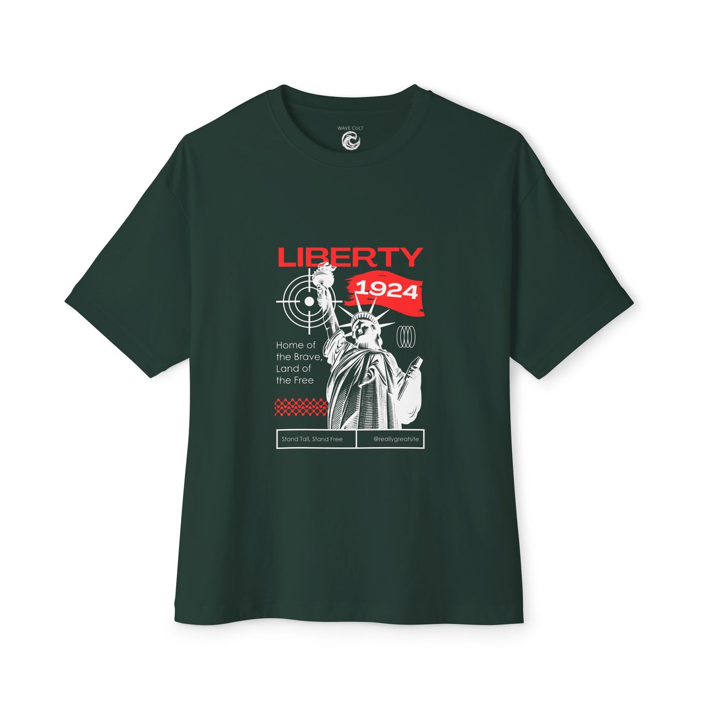 Liberty 1924 Graphic Tee — Statue of Liberty Vintage Urban T‑Shirt