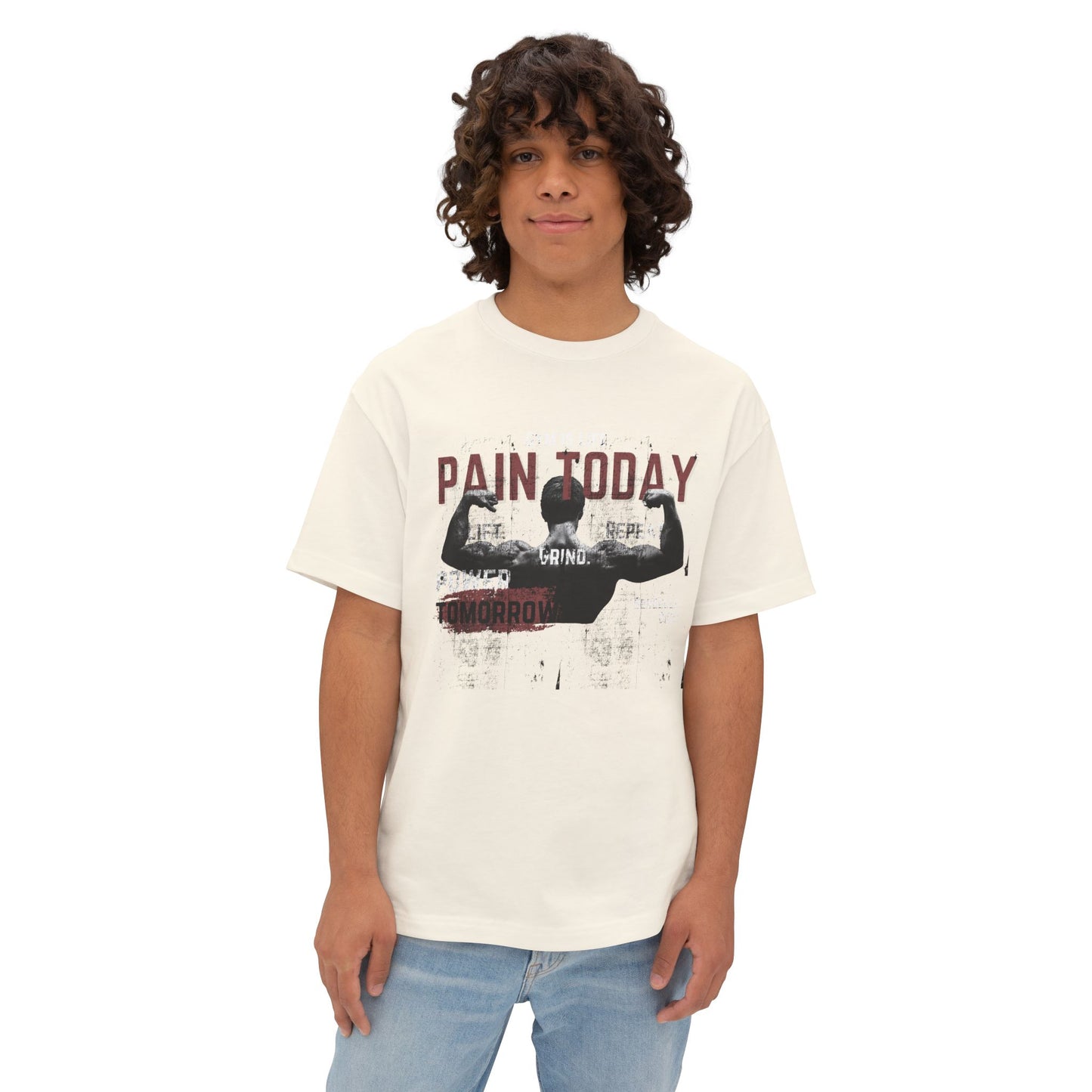 Pain Today Gym Tee — Motivational Workout Shirt