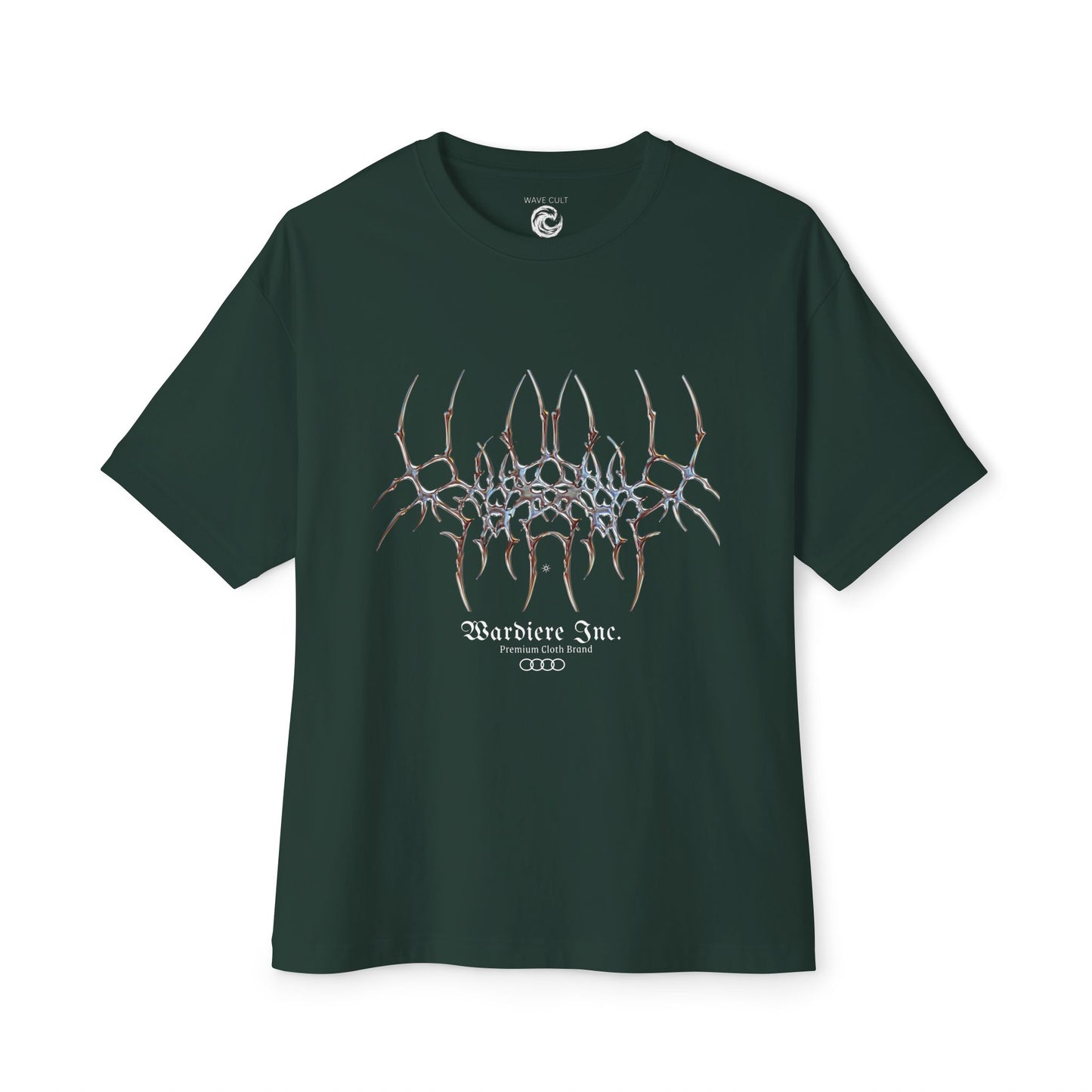 Abstract Symmetry Graphic Tee — Minimalist Fractal Cracked Design