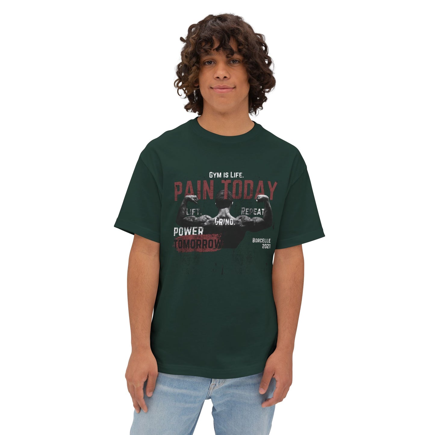 Pain Today Gym Tee — Motivational Workout Shirt