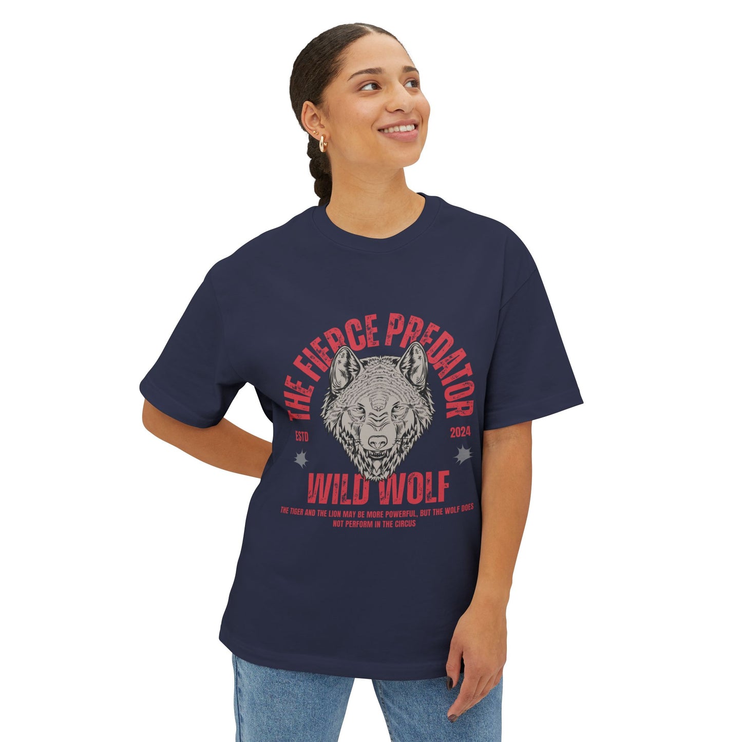 Wild Wolf Tee — 'The Fierce Predator' Graphic T-Shirt