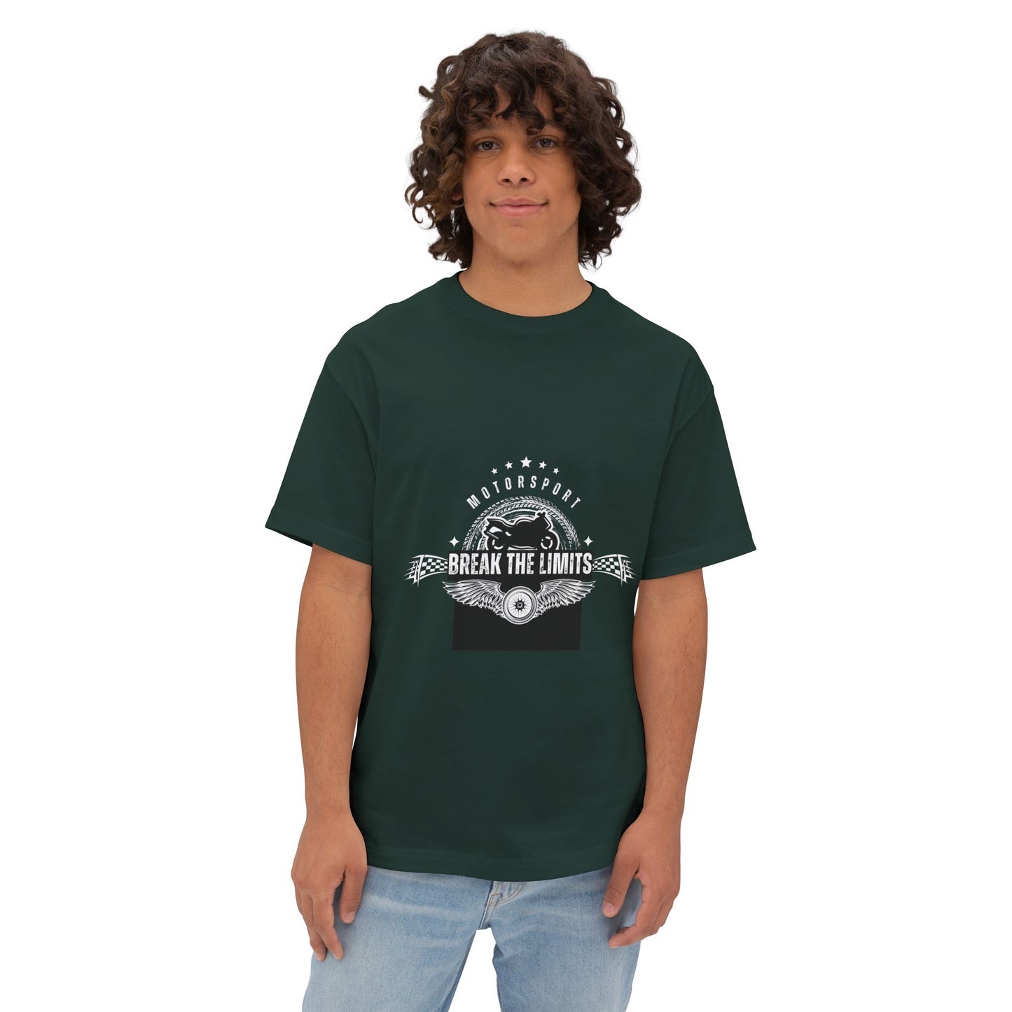Motorsport 'Break The Limits' Boxy Tee
