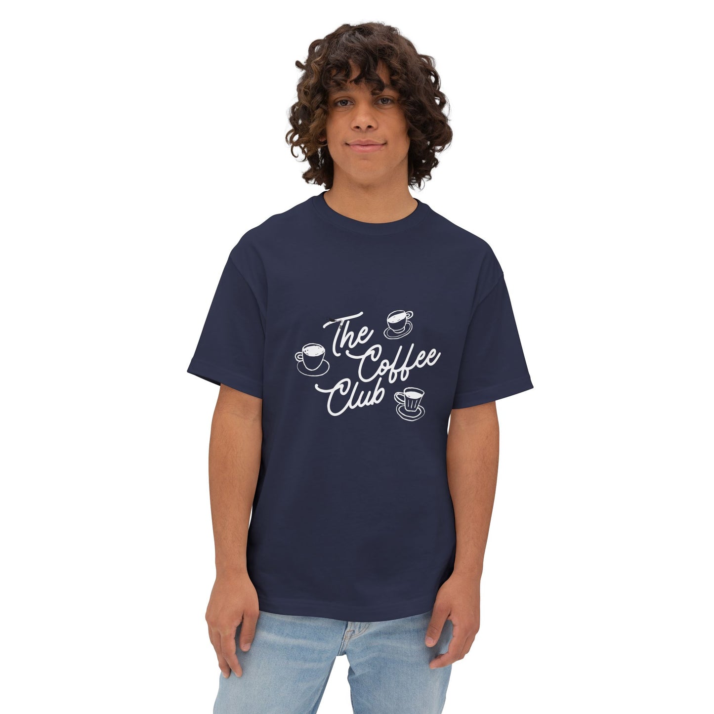 Minimalist Tiny Heart Tee — Oversized Boxy T-Shirt