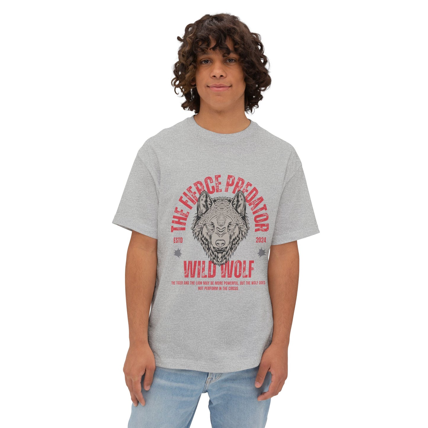 Wild Wolf Tee — 'The Fierce Predator' Graphic T-Shirt
