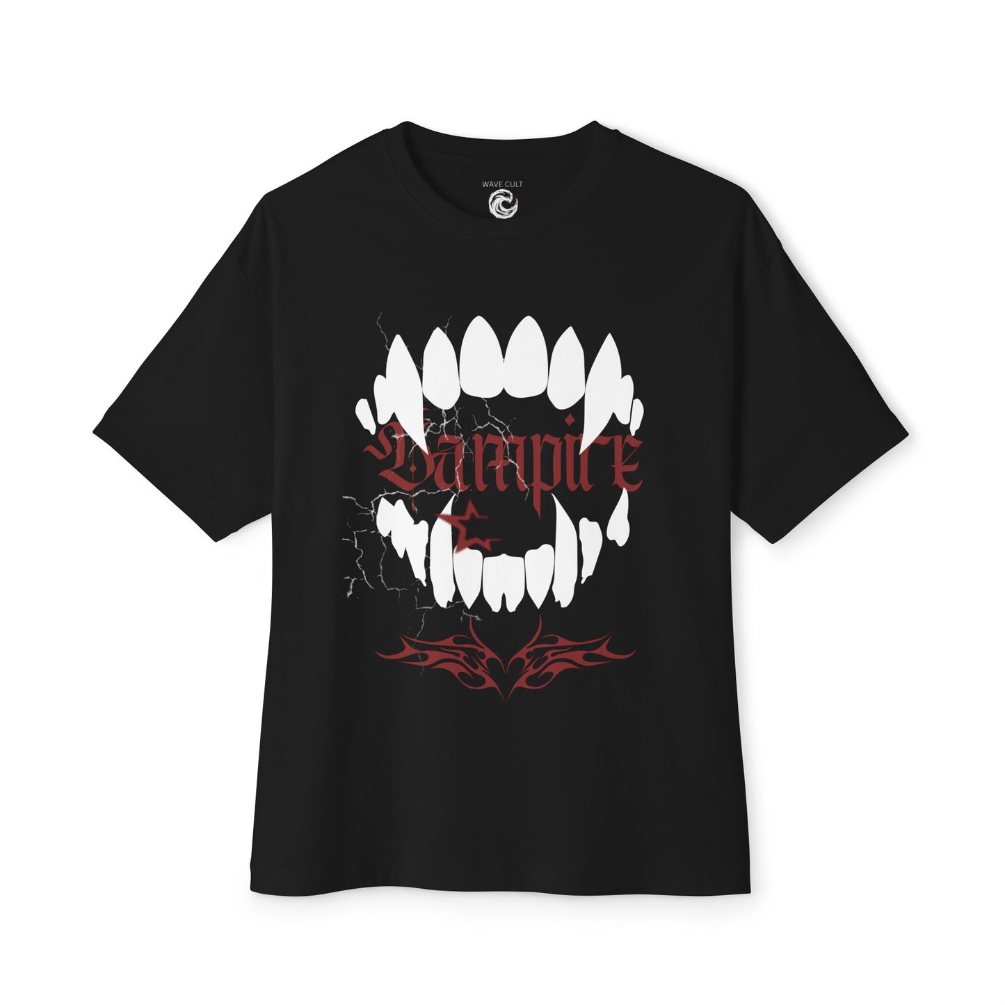 Vampire Fangs Graphic Tee — Gothic Horror Vampire Shirt