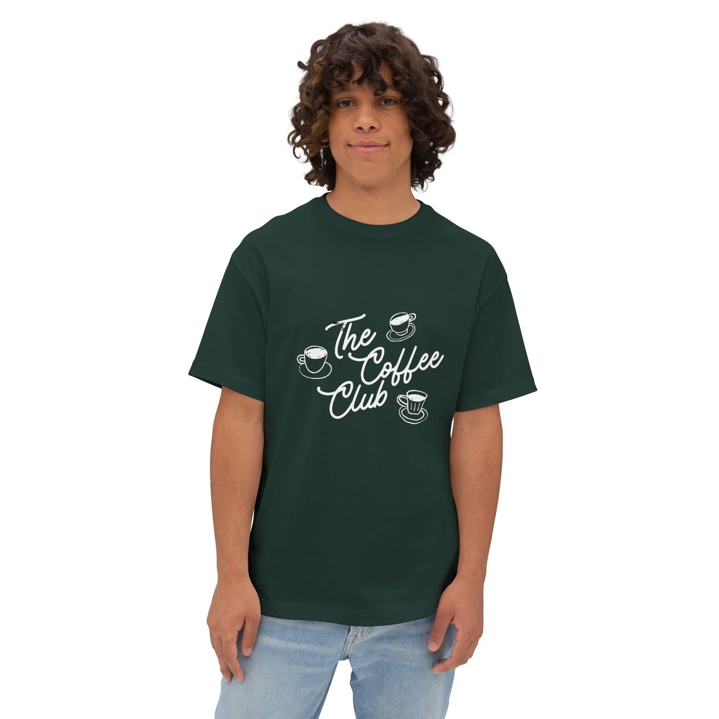 Minimalist Tiny Heart Tee — Oversized Boxy T-Shirt