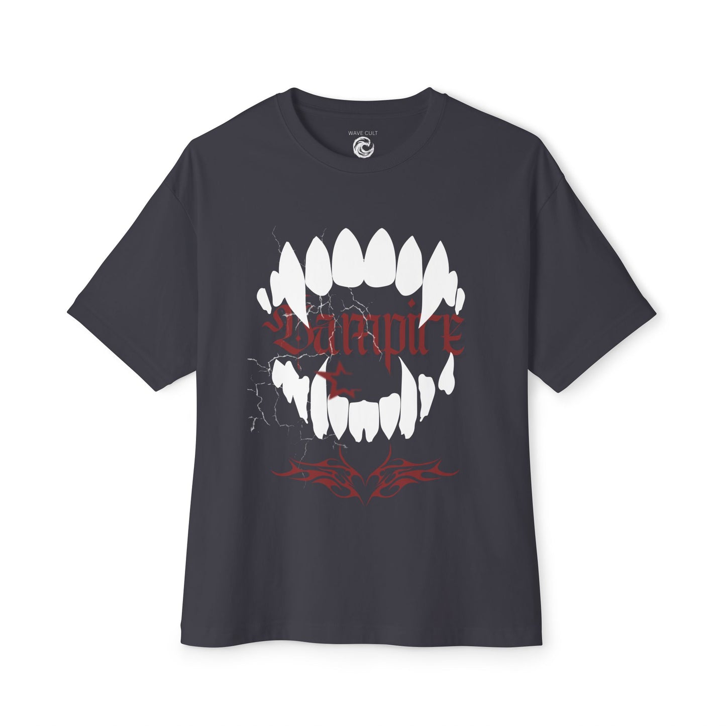 Vampire Fangs Graphic Tee — Gothic Horror Vampire Shirt