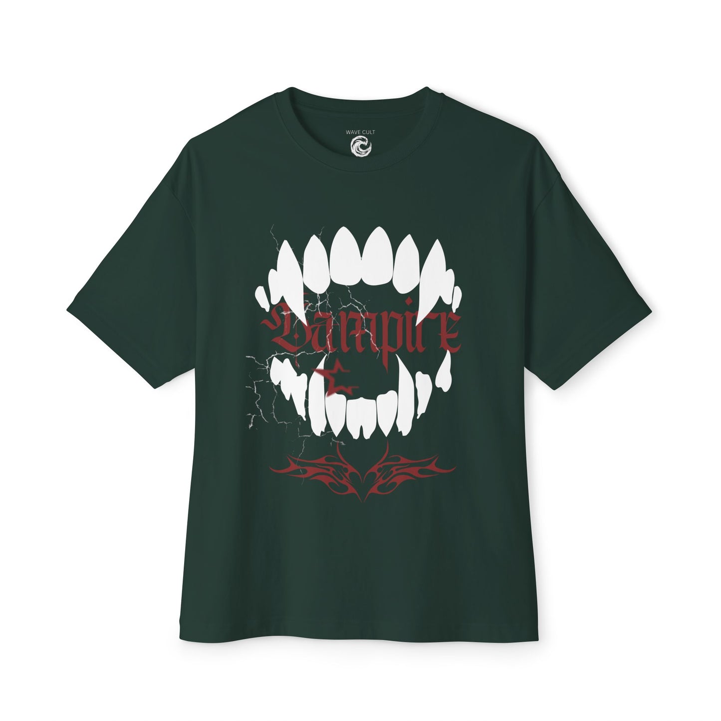 Vampire Fangs Graphic Tee — Gothic Horror Vampire Shirt