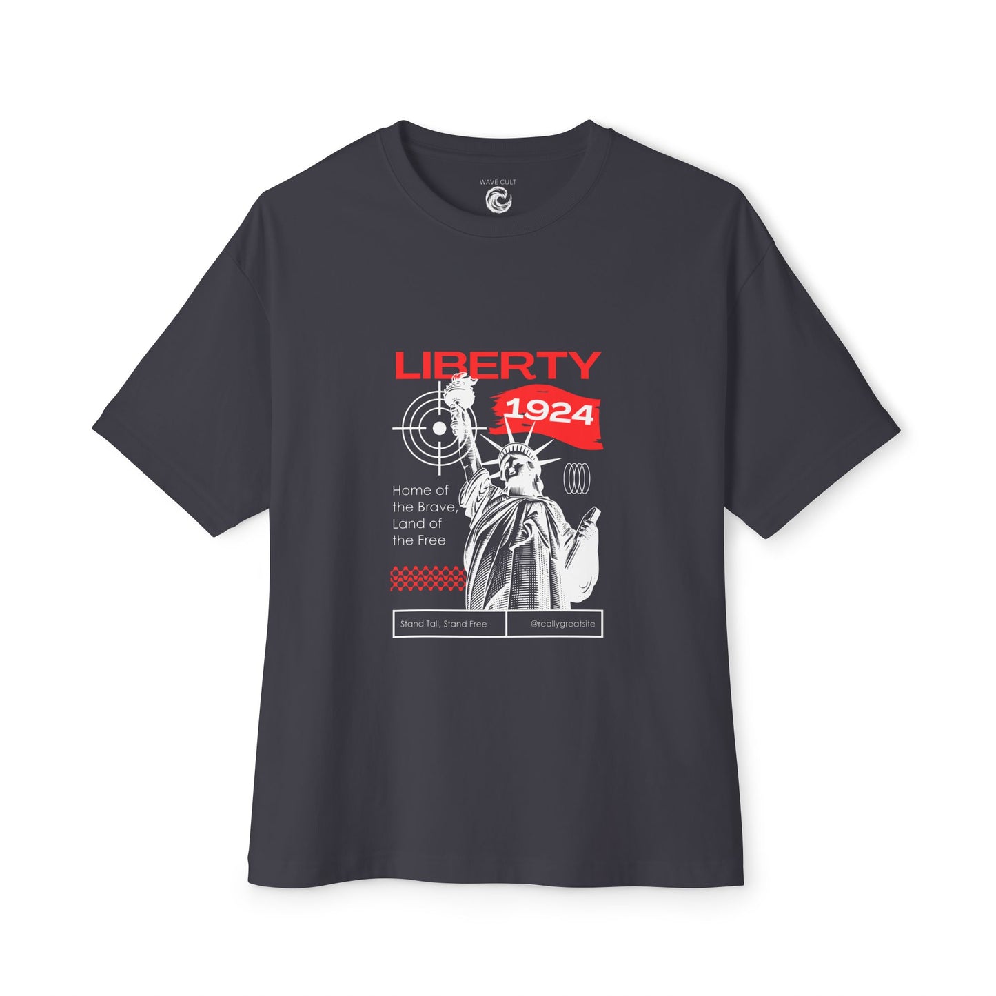 Liberty 1924 Graphic Tee — Statue of Liberty Vintage Urban T‑Shirt