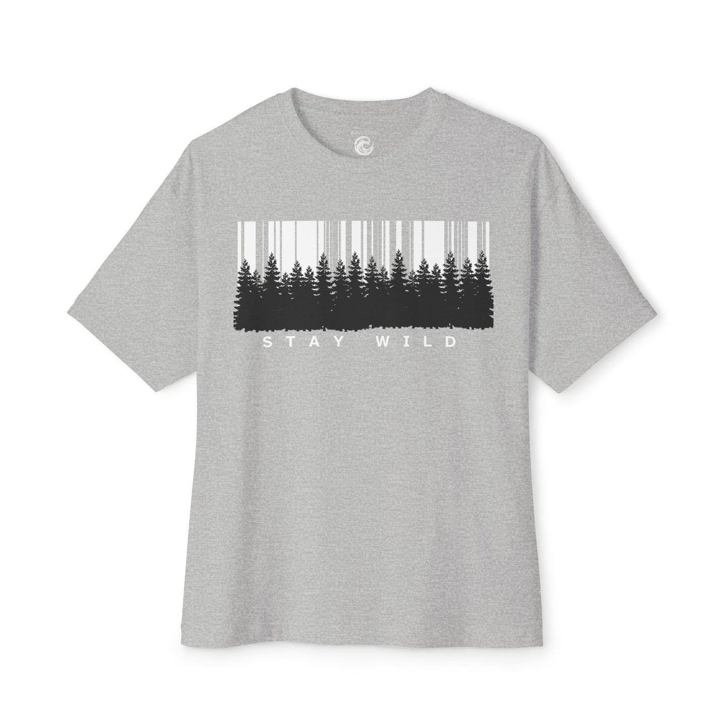 Stay Wild Forest Barcode Tee