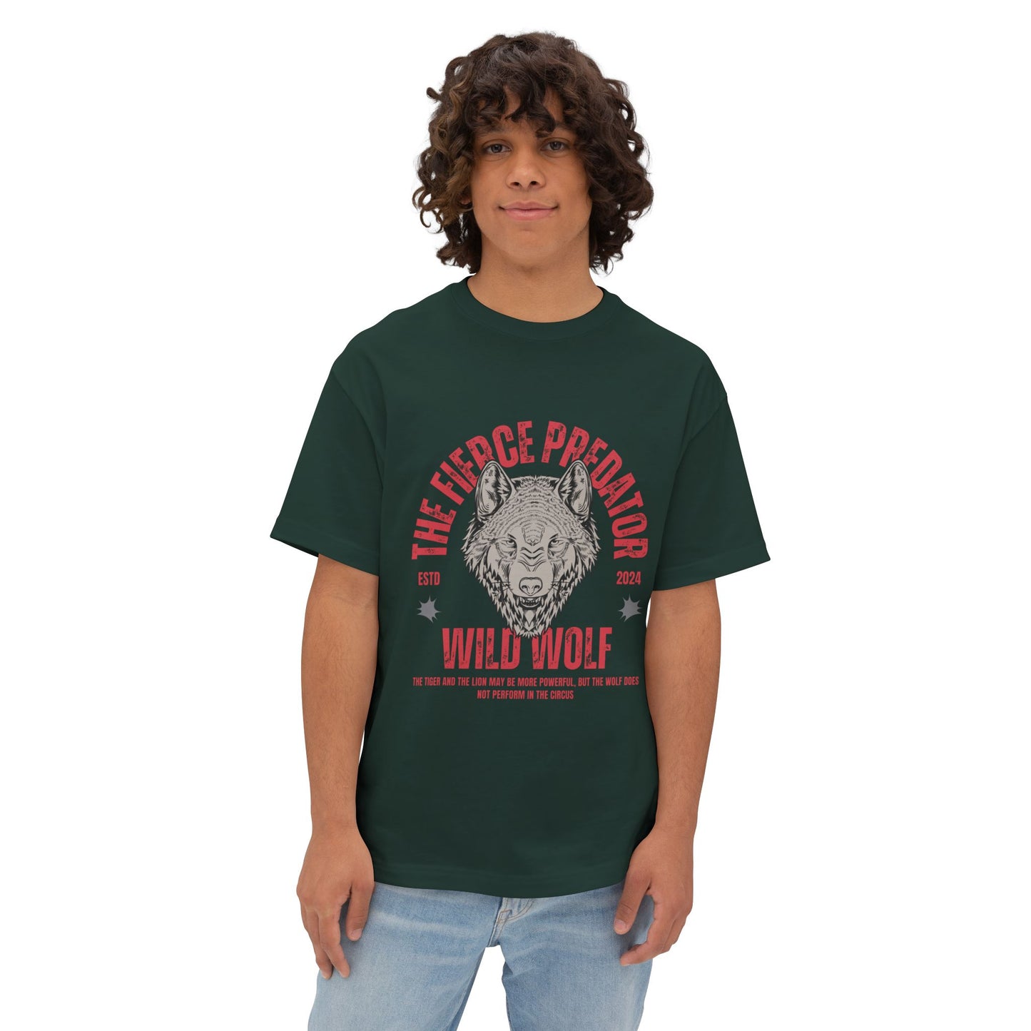Wild Wolf Tee — 'The Fierce Predator' Graphic T-Shirt