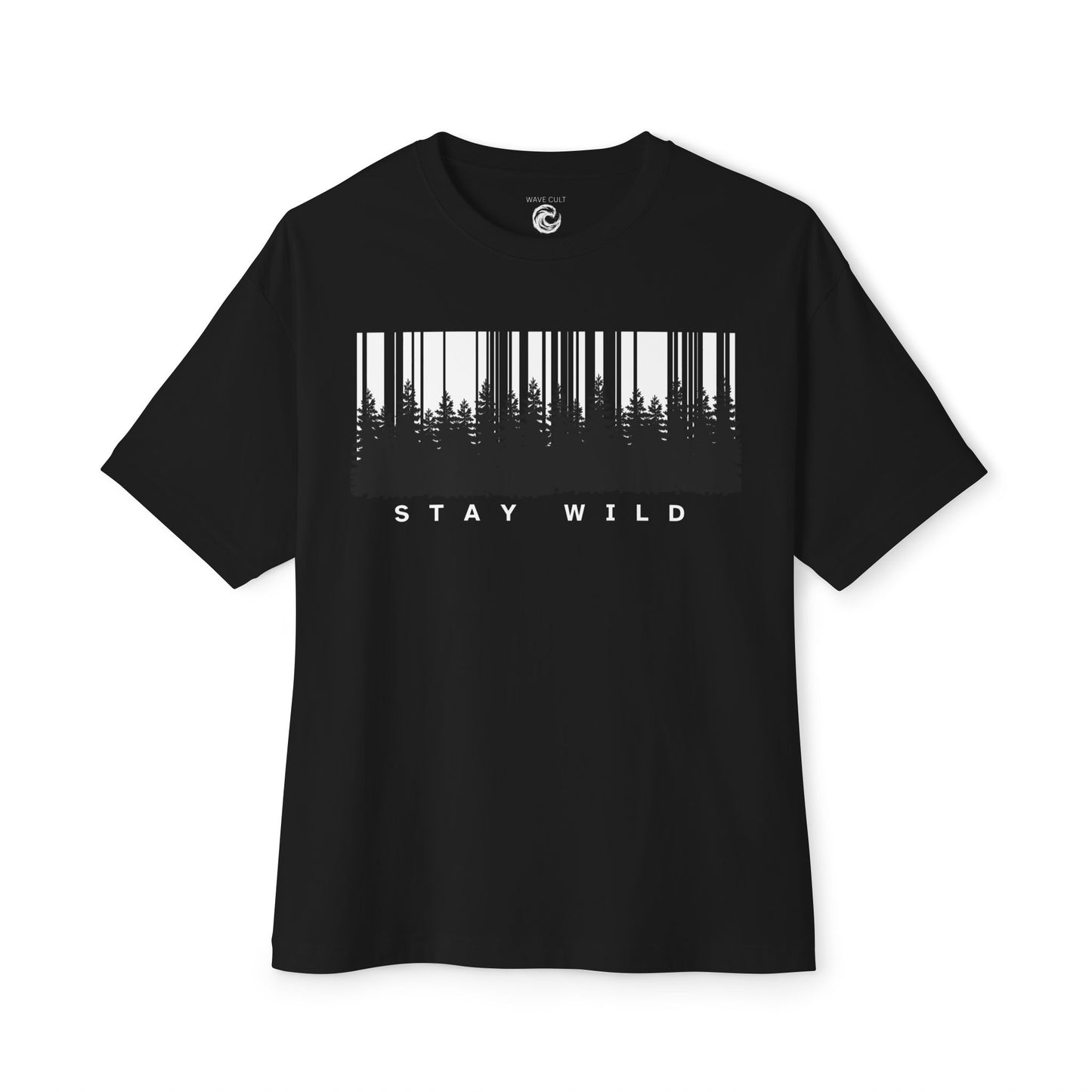 Stay Wild Forest Barcode Tee