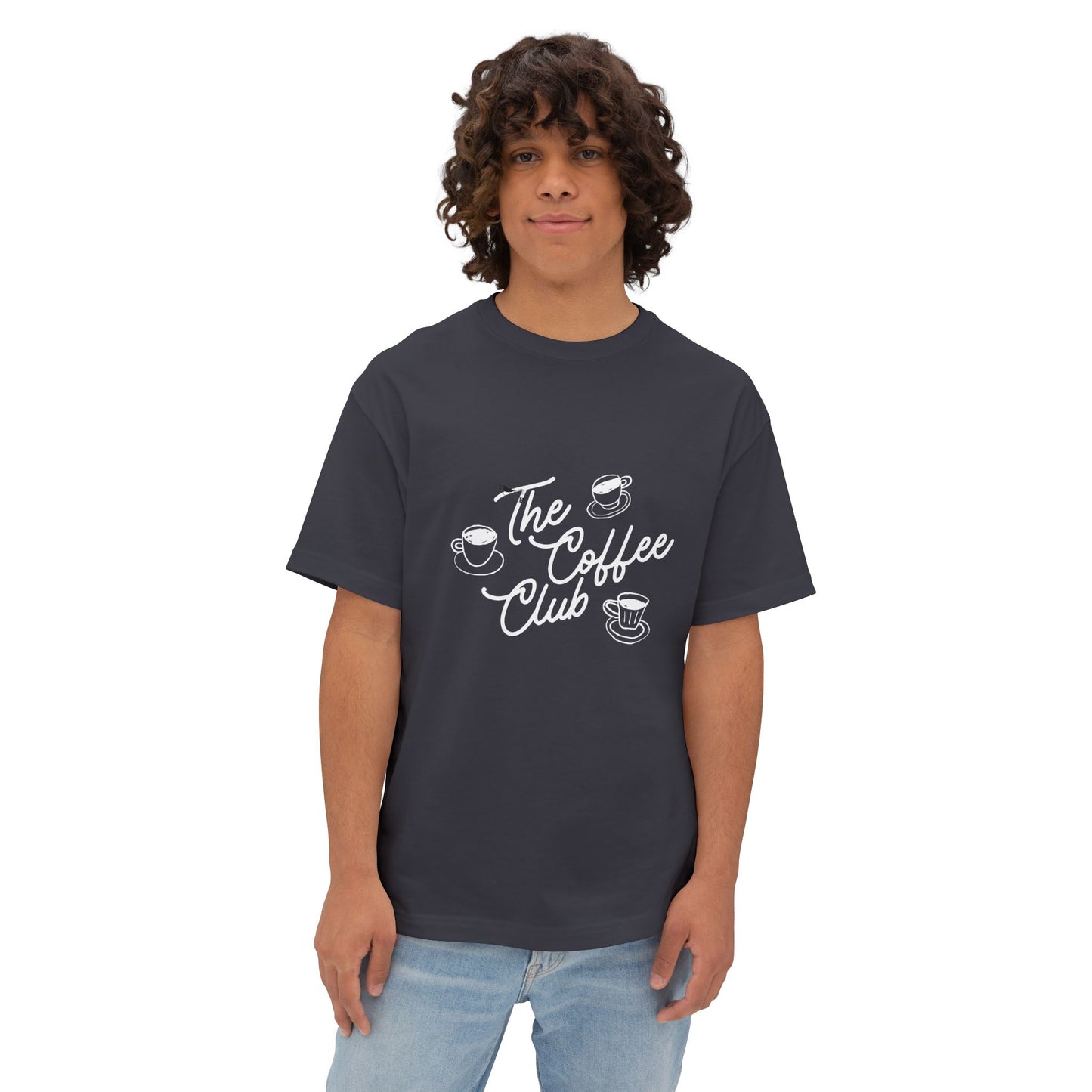 Minimalist Tiny Heart Tee — Oversized Boxy T-Shirt