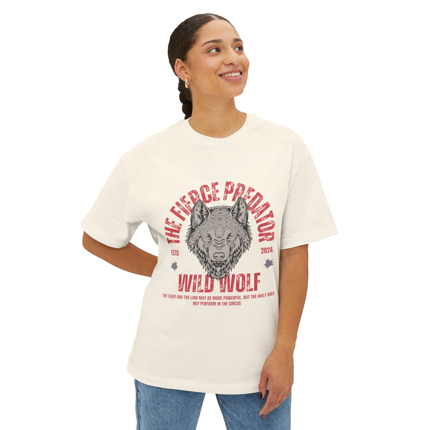 Wild Wolf Tee — 'The Fierce Predator' Graphic T-Shirt