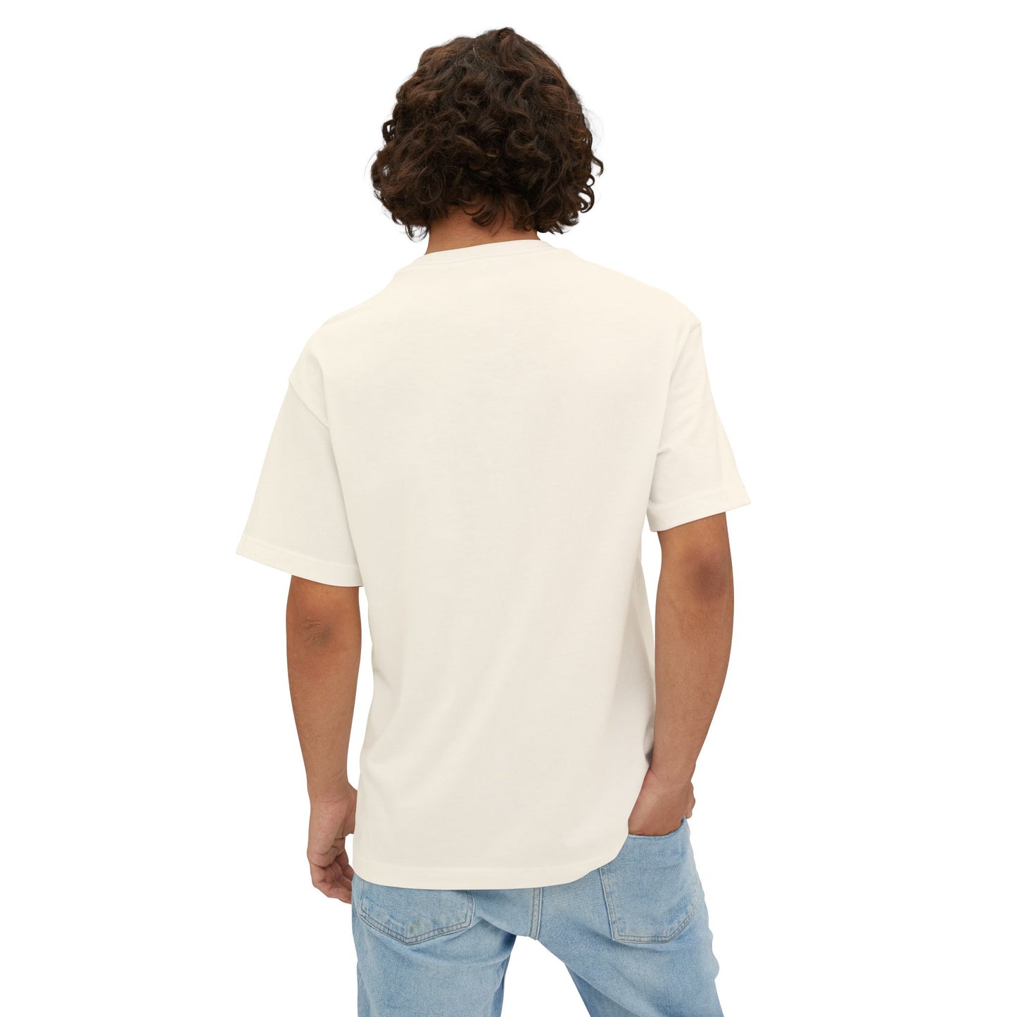 Boxy Tee — Red Bar Yoga Silhouette Graphic