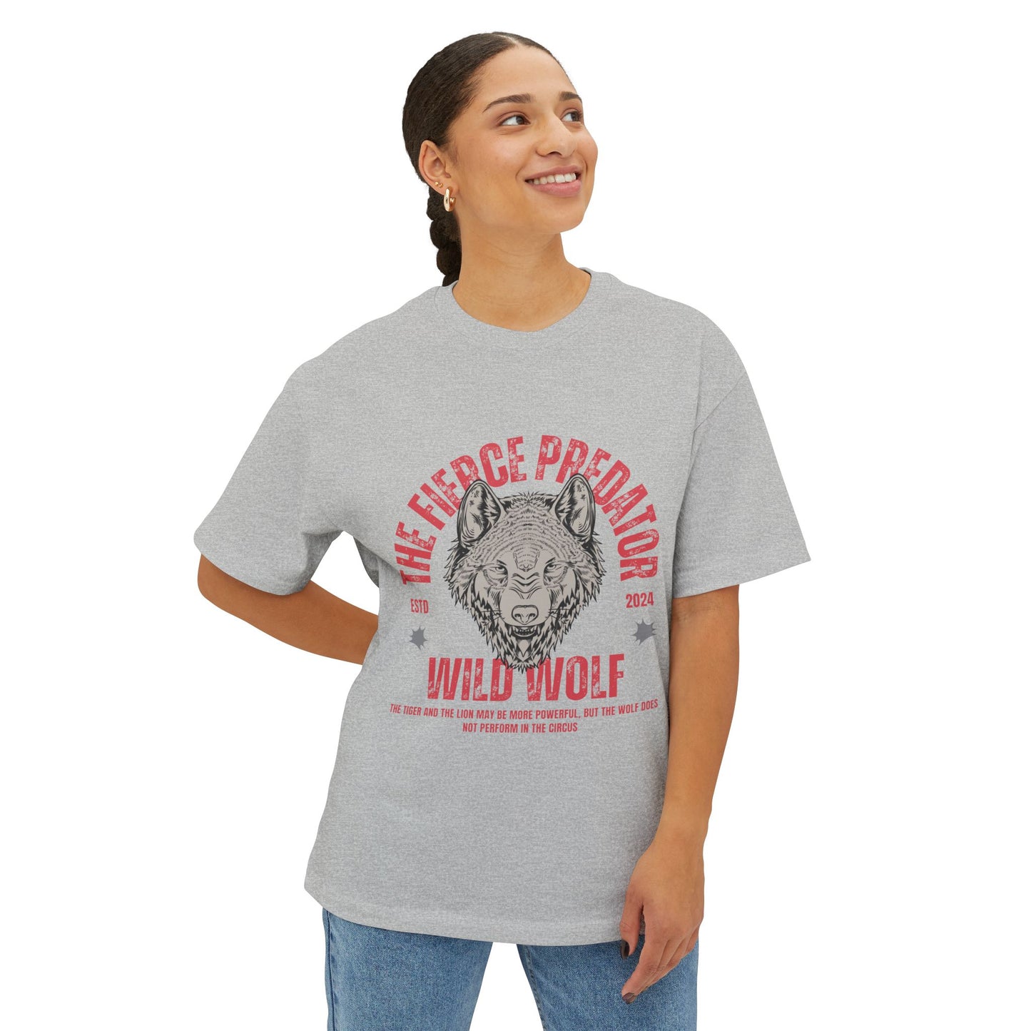 Wild Wolf Tee — 'The Fierce Predator' Graphic T-Shirt