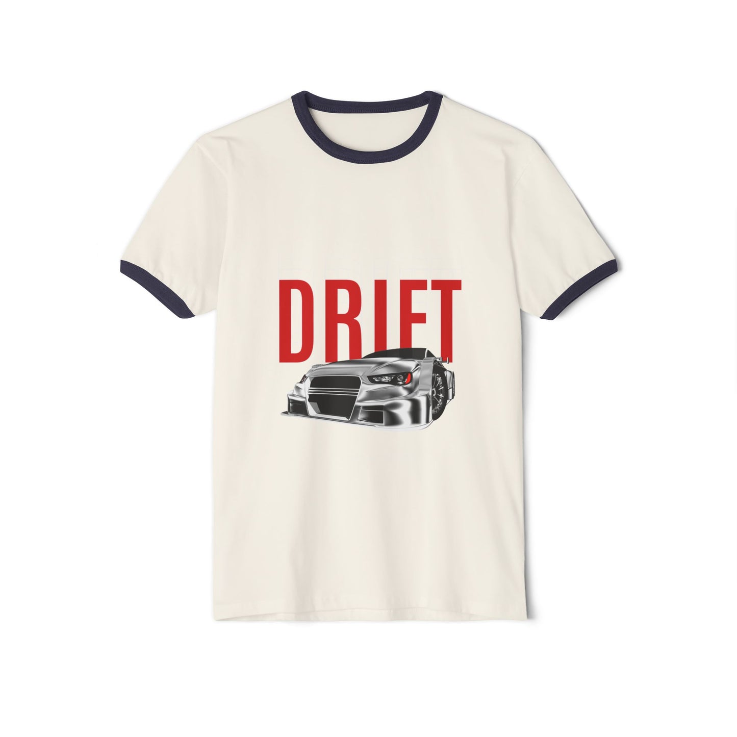Drift Racing Car Ringer Tee — Vintage Motorsport Drift T‑Shirt