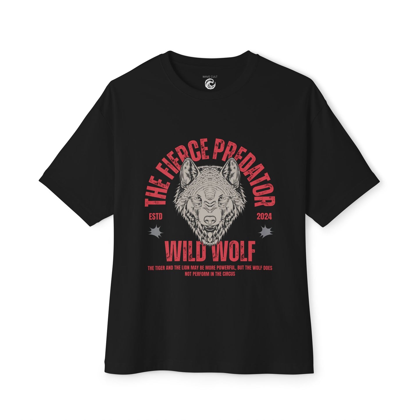 Wild Wolf Tee — 'The Fierce Predator' Graphic T-Shirt